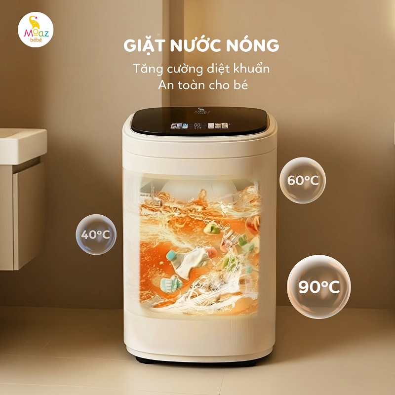 Chức năng giặt nước nóng 