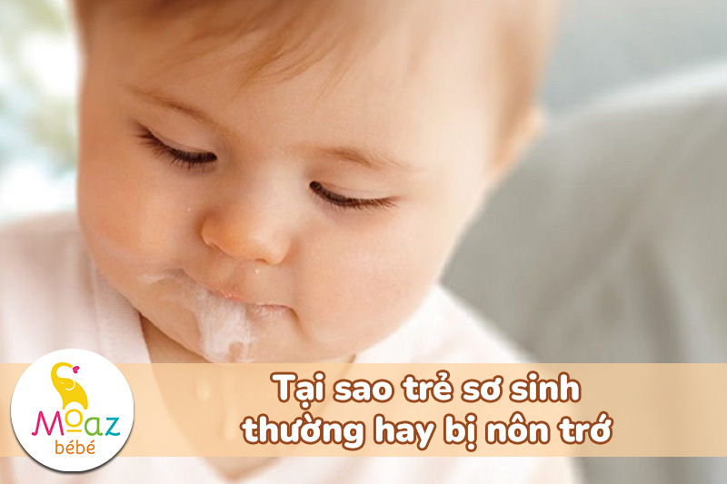 Tìm hiểu về tình trạng nôn trớ ở trẻ sơ sinh