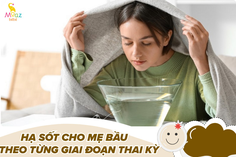 Cách hạ sốt cho bà bầu theo từng giai đoạn thai kỳ