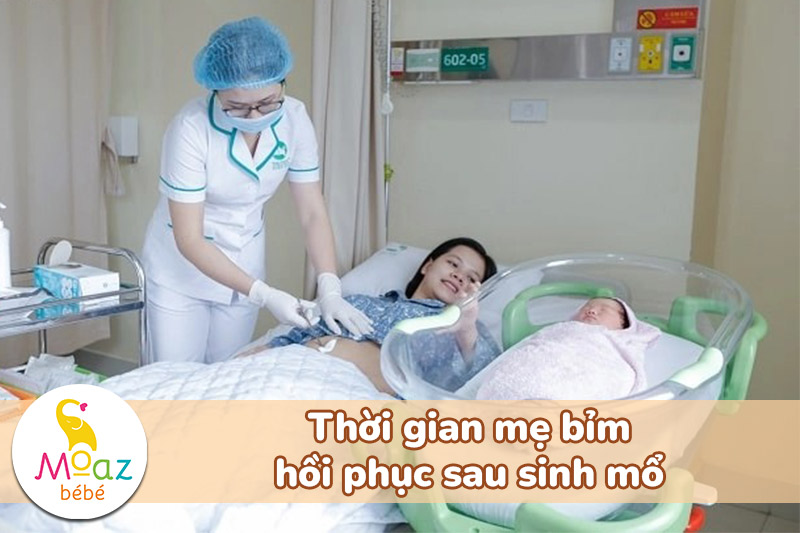 Thời gian mẹ bỉm phục hồi sau sinh mổ
