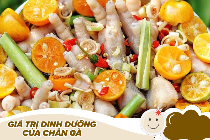 Giá trị dinh dưỡng của chân gà 