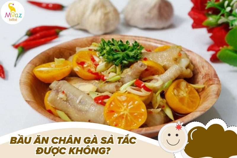 Bầu ăn chân gà sả tắc được không?