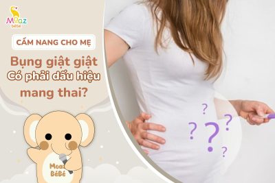 Bụng giật giật có phải là dấu hiệu mang thai không?