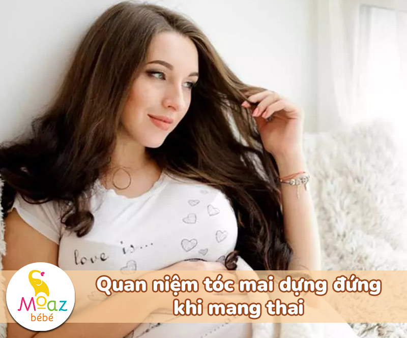 Hình ảnh tóc mai dựng đứng khi mang thai: Nhận biết mang thai theo quan niệm dân gian 1 Quan niệm dân gian về tóc mai dựng đứng khi mang thai
