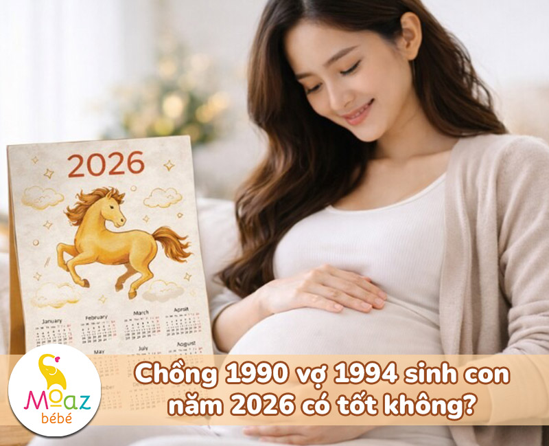 Tuổi Giáp Tuất 1994 sinh con năm 2026 có tốt không? 5 Chồng 1990 vợ 1994 sinh con năm 2026 có tốt không?