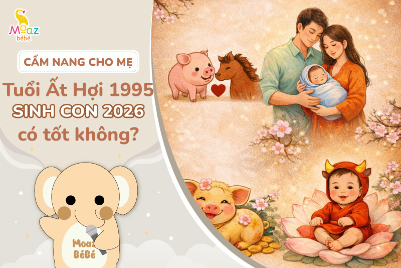Tuổi Ất Hợi 1995 sinh con năm 2026 có hợp không? 3 tuổi Ất Hợi 1995 sinh con năm 2026 có hợp không