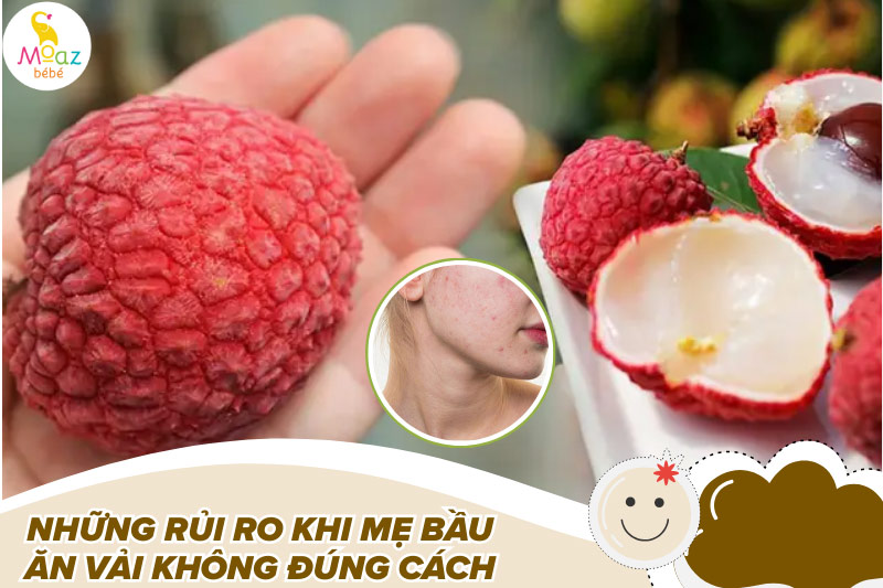 Bà bầu ăn vải được không? Có ảnh hưởng đến thai nhi không? 3 Những rủi ro khi mẹ bầu ăn vải không đúng cách