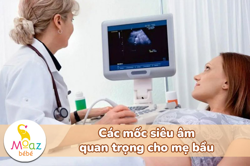 Các mốc siêu âm quan trọng cho mẹ bầu
