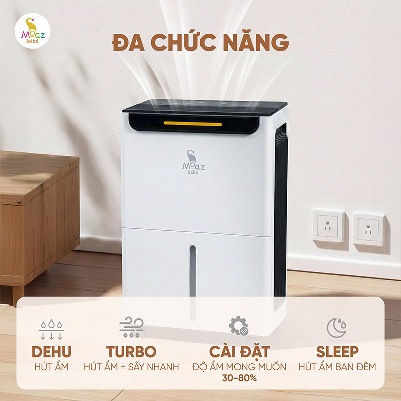 Máy hút ẩm Moaz BéBé MB – 125 3 may hut am mb125 3