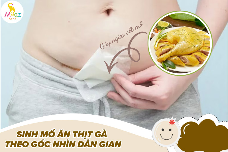 Sinh mổ ăn thịt gà theo góc nhìn dân gian