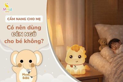 Có nên dùng đèn ngủ cho bé không?