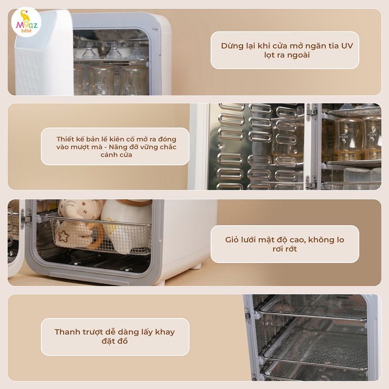 Máy tiệt trùng sấy khô UVC - ION Moaz BéBé MB – 123 2 11