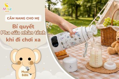 Bí quyết giúp mẹ pha sữa nhàn tênh khi đi chơi xa