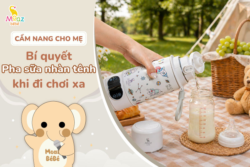 Bí quyết pha sữa cho bé tiện lợi khi đi chơi xa dịp lễ 30-4 3 Bí quyết giúp mẹ pha sữa nhàn tênh khi đi chơi xa