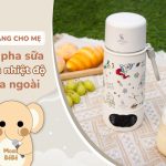 Cách pha sữa chuẩn nhiệt độ khi ra ngoài đơn