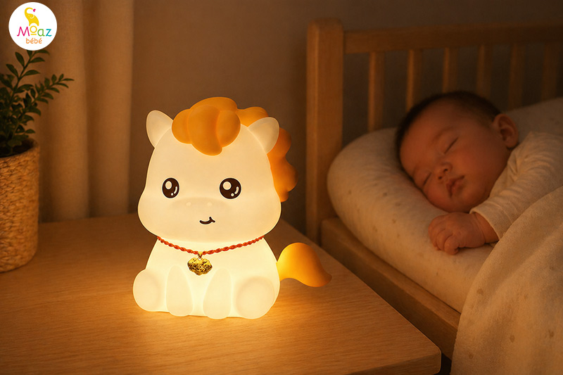 Cách chọn đèn ngủ cho bé sơ sinh an toàn và dễ ngủ 2 Vì sao cần chọn đúng đèn ngủ cho bé sơ sinh?