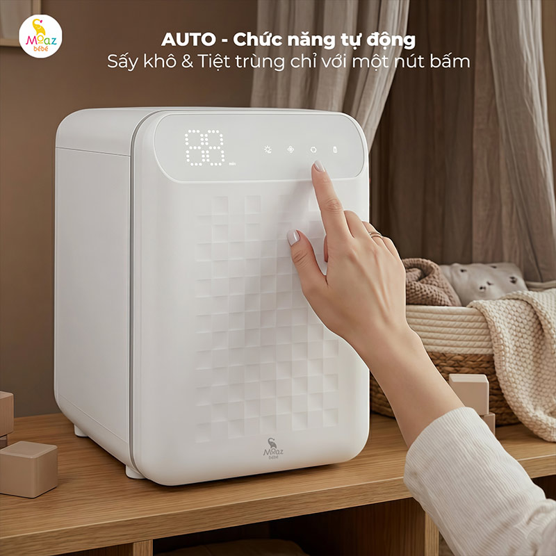 Máy tiệt trùng sấy khô UVC - ION Moaz BéBé MB – 123 11 may tiet trung binh sua mb123 4