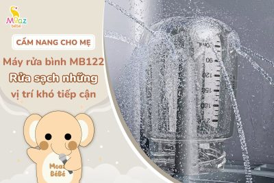 Máy rửa bình sữa MB‑122 tiếp cận vị trí khó như thế nào?