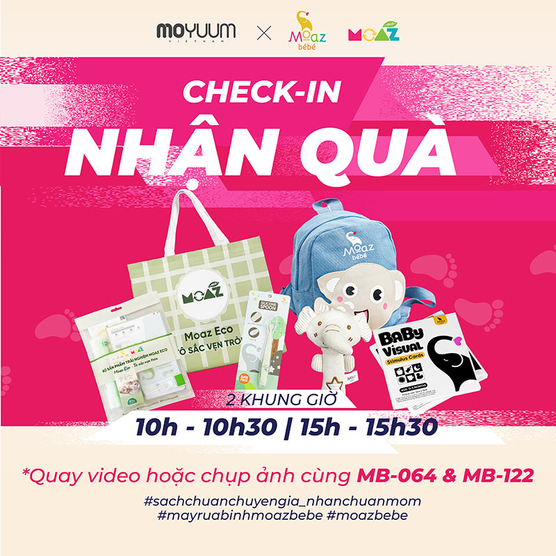 Khám phá những ưu đãi và quà tặng hấp dẫn của MOAZ tại Siêu hội mẹ và bé lớn nhất tháng 4 tại AEON Hà Đông 2 tiny steps 2026 moaz bebe 4