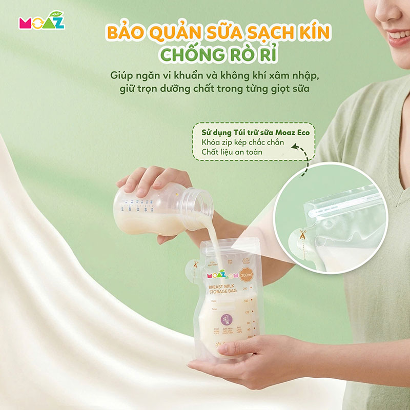 Cách bảo quản sữa mẹ khi không có tủ lạnh an toàn 9 Chia nhỏ lượng sữa để dễ bảo quản