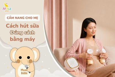 Hướng dẫn cách hút sữa đúng cách bằng máy