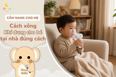 cách xông khí dung cho bé tại nhà