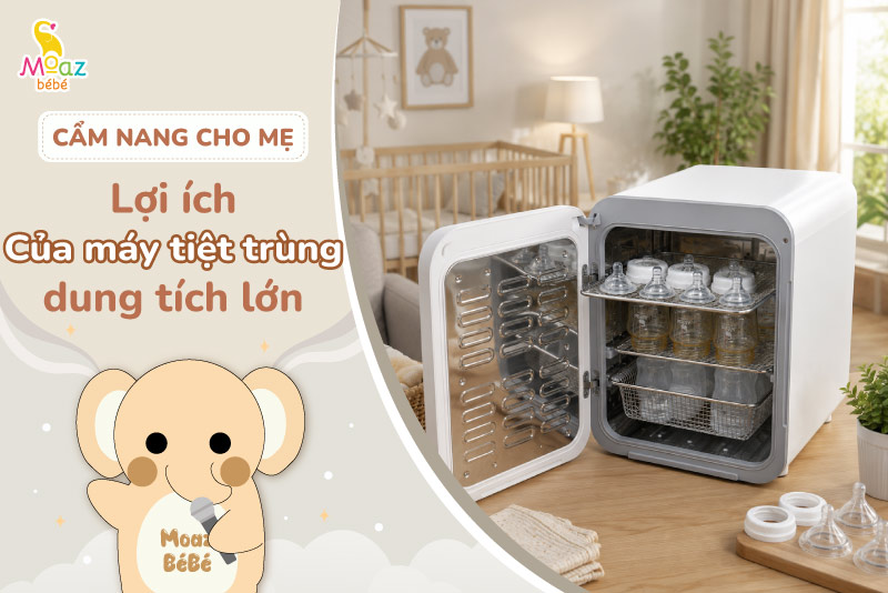 Lợi ích thực tế của máy tiệt trùng dung tích lớn