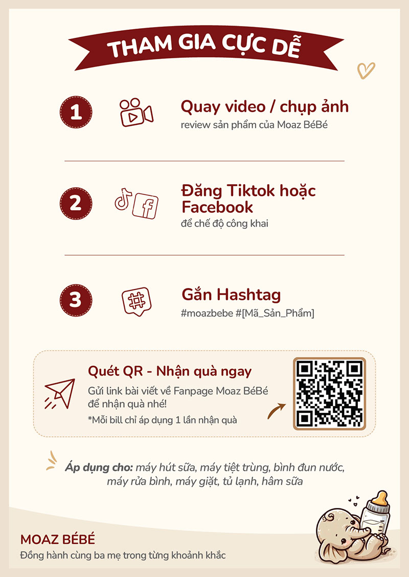 Mẹ đã tham gia MINIGAME: Khoe khoảnh khắc - Nhận quà yêu cùng MOAZ BÉBÉ chưa? 2 mini game moaz bebe 2