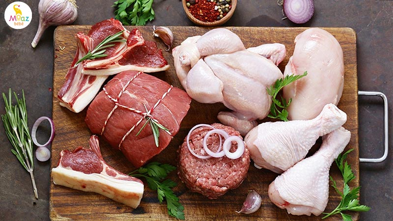 Gợi ý thực đơn thịt cho bé 6 tháng