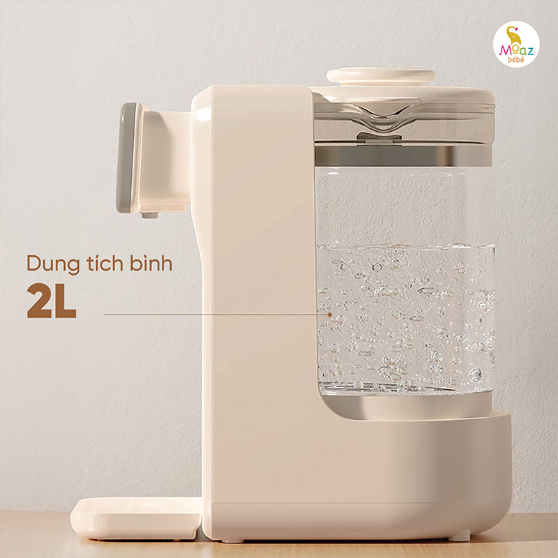 Bình thủy điện giữ nhiệt thông minh Moaz BéBé MB - 128 2 binh thuy dien giu nhiet thong minh mb128 3