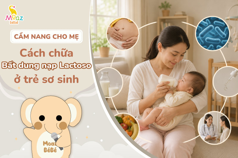 Cách chữa bất dung nạp lactose ở trẻ sơ sinh