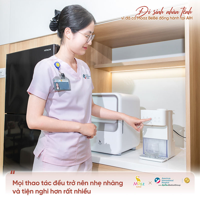 Đi sinh như đi nghỉ dưỡng tại AIH | Những ngày đầu làm mẹ được chăm sóc như “Nữ hoàng” 5 moaz bebe dong hanh cung aih 2