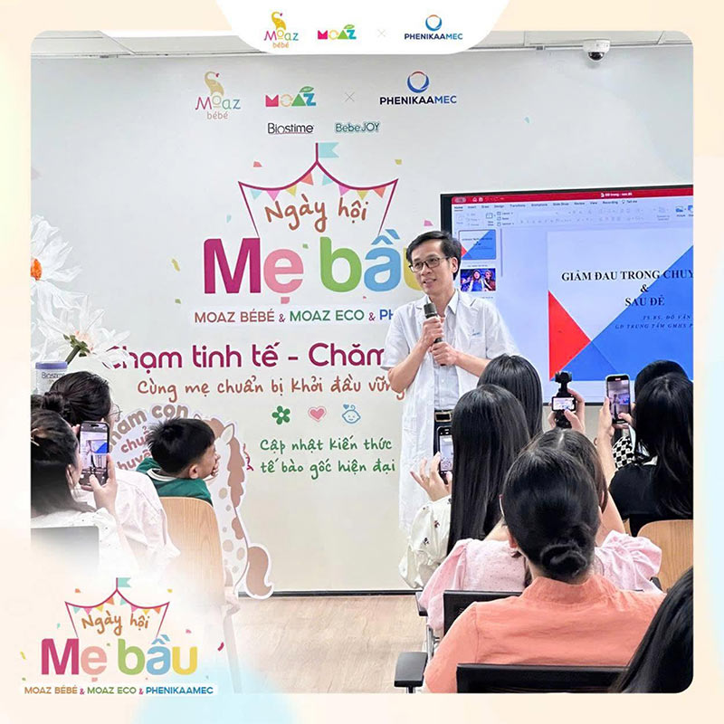 Nhìn lại Ngày hội mẹ bầu Moaz BéBé & Moaz Eco x PhenikaaMec: Hành trình lan tỏa kiến thức và kết nối mẹ bầu 1 ngay hoi me bau moaz bebe phenikaa 2