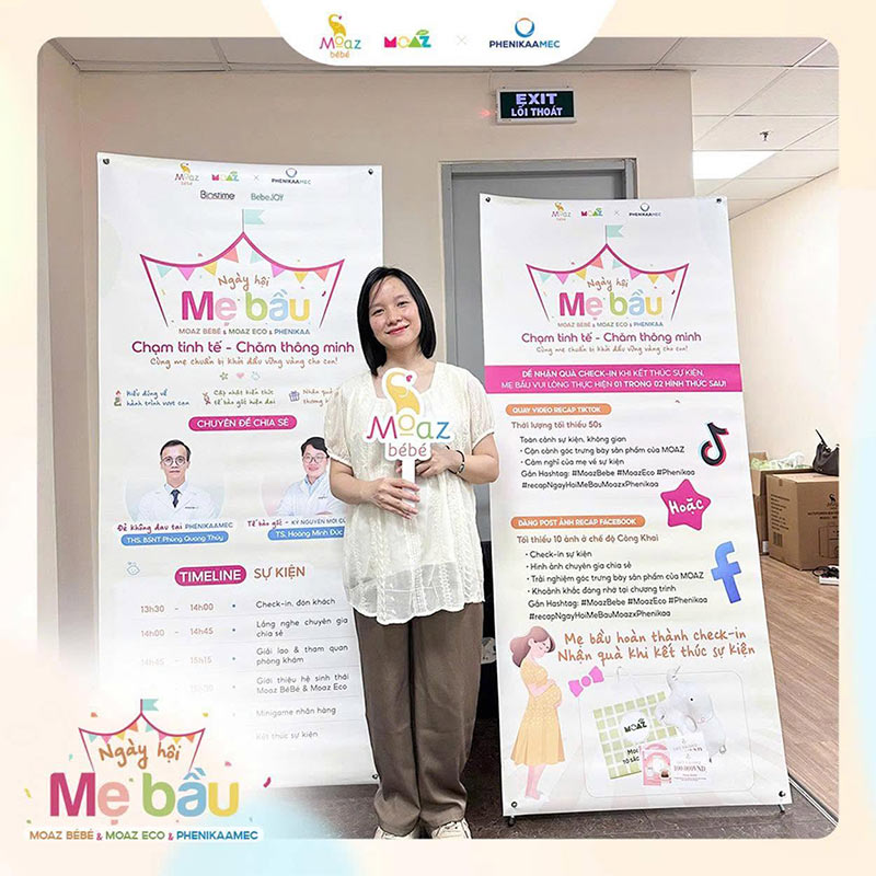 Nhìn lại Ngày hội mẹ bầu Moaz BéBé & Moaz Eco x PhenikaaMec: Hành trình lan tỏa kiến thức và kết nối mẹ bầu 8 ngay hoi me bau moaz bebe phenikaa 5