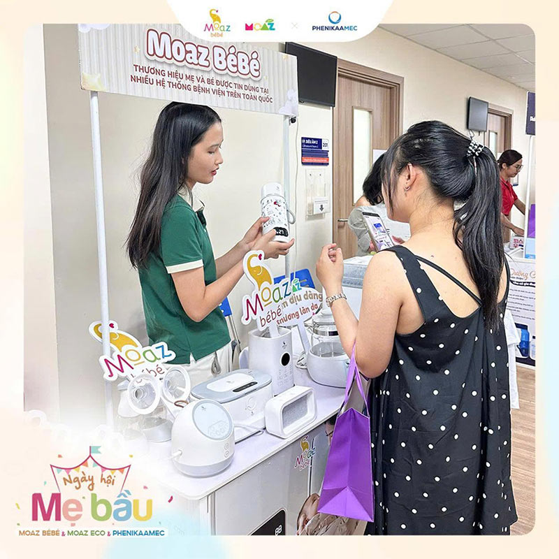 Nhìn lại Ngày hội mẹ bầu Moaz BéBé & Moaz Eco x PhenikaaMec: Hành trình lan tỏa kiến thức và kết nối mẹ bầu 7 ngay hoi me bau moaz bebe phenikaa 6