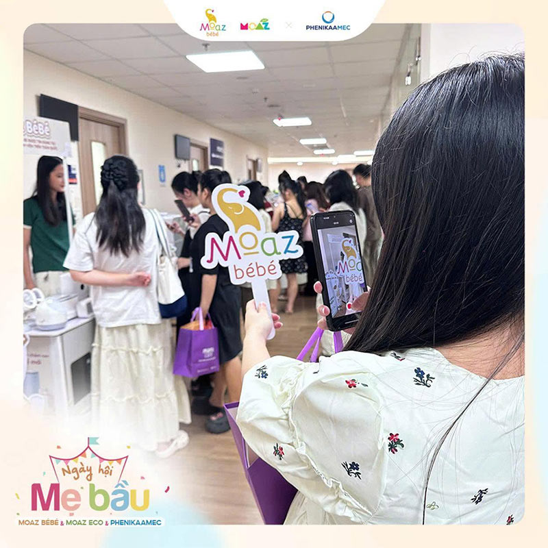 Nhìn lại Ngày hội mẹ bầu Moaz BéBé & Moaz Eco x PhenikaaMec: Hành trình lan tỏa kiến thức và kết nối mẹ bầu 5 ngay hoi me bau moaz bebe phenikaa 8