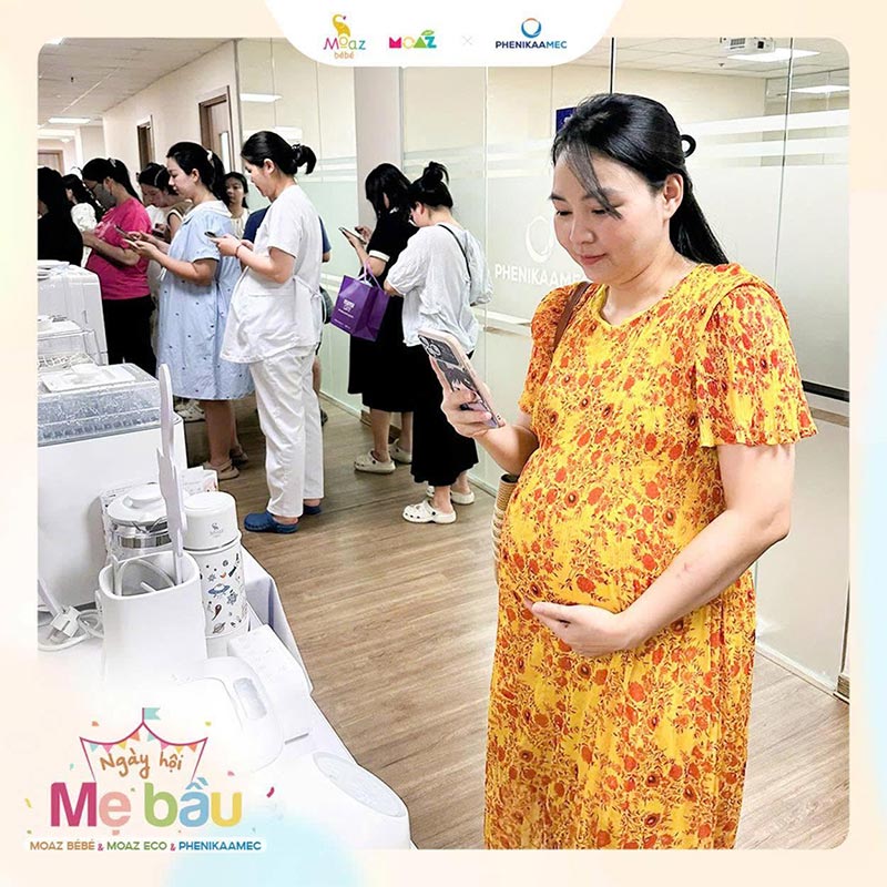 Nhìn lại Ngày hội mẹ bầu Moaz BéBé & Moaz Eco x PhenikaaMec: Hành trình lan tỏa kiến thức và kết nối mẹ bầu 4 ngay hoi me bau moaz bebe phenikaa 9
