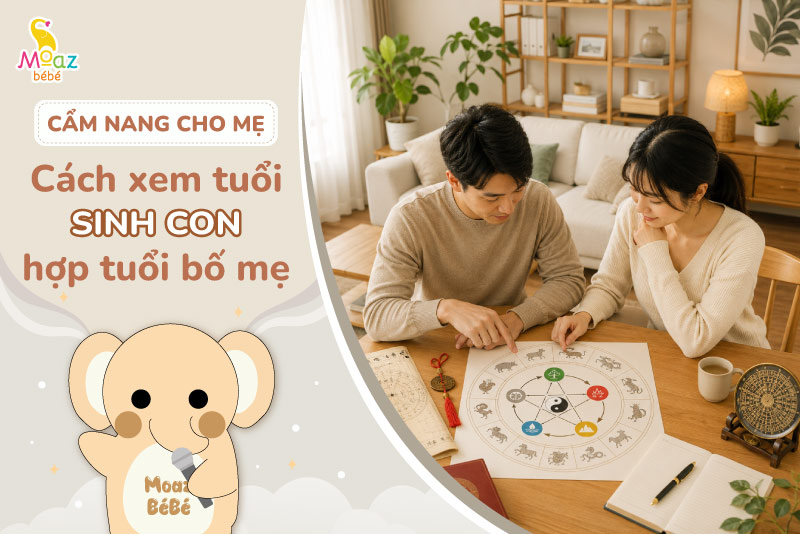 Hướng dẫn xem tuổi sinh con hợp với bố mẹ chuẩn, dễ áp dụng 2 cách xem tuổi sinh con hợp với bố mẹ đơn giản