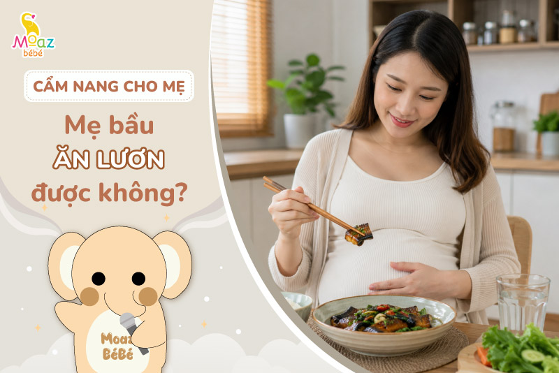 Bầu ăn lươn được không?