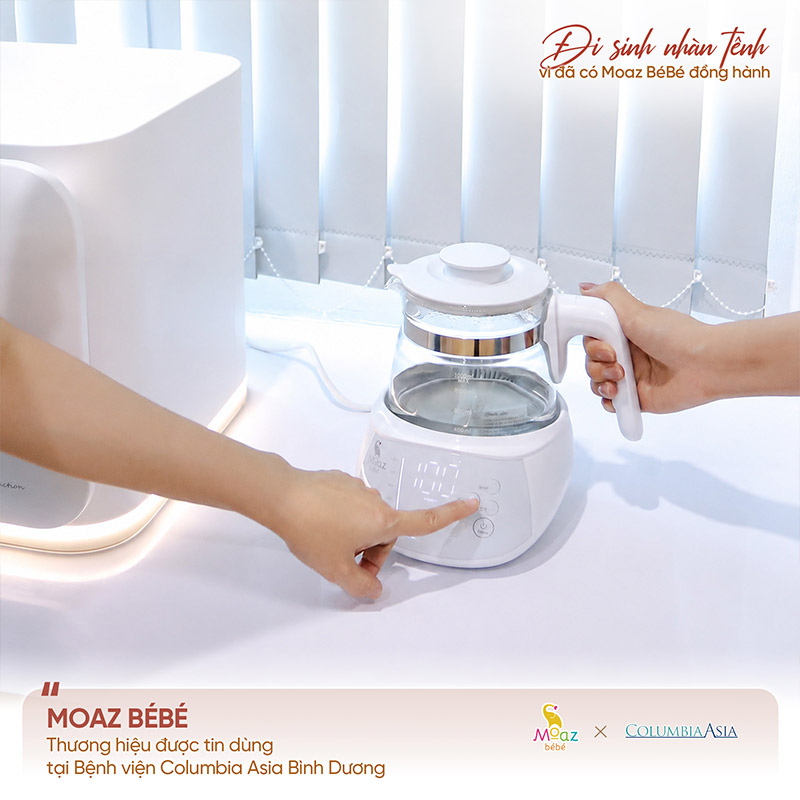 Vì sao bình đun nước thông minh MB-002 lại được nhiều bệnh viện lớn trên toàn quốc tin dùng? 4 binh dun nuoc pha sua mb002 tai cac benh vien lon 3