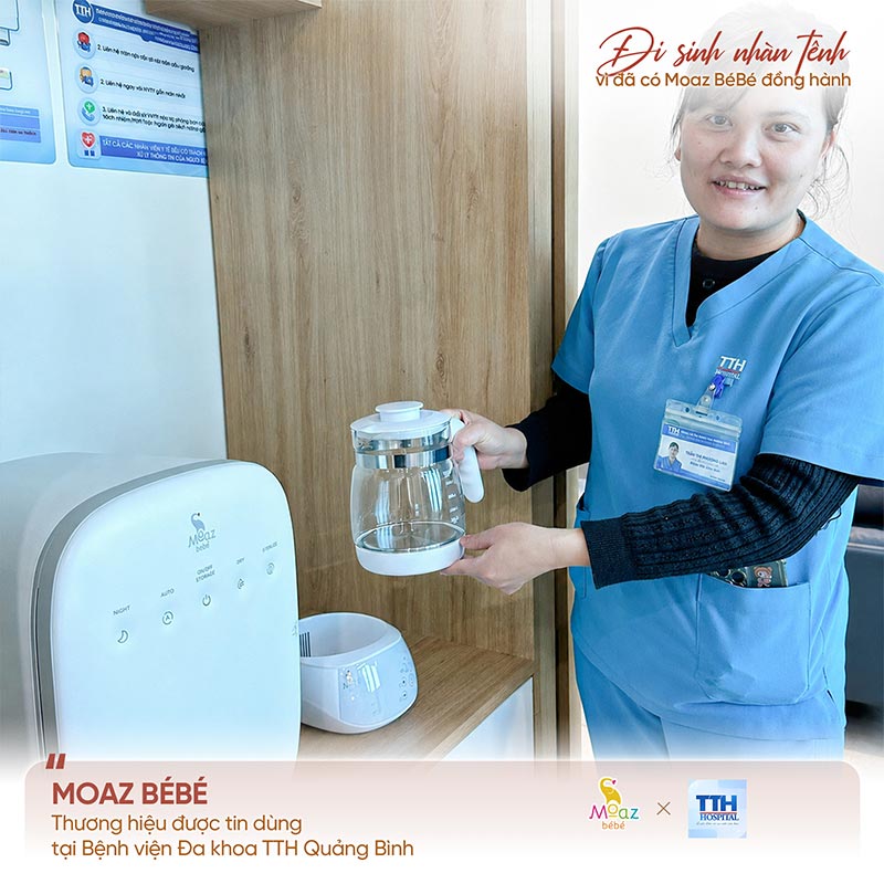 Vì sao bình đun nước thông minh MB-002 lại được nhiều bệnh viện lớn trên toàn quốc tin dùng? 5 binh dun nuoc pha sua mb002 tai cac benh vien lon 5