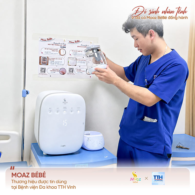 Vì sao bình đun nước thông minh MB-002 lại được nhiều bệnh viện lớn trên toàn quốc tin dùng? 1 binh dun nuoc pha sua mb002 tai cac benh vien lon 6