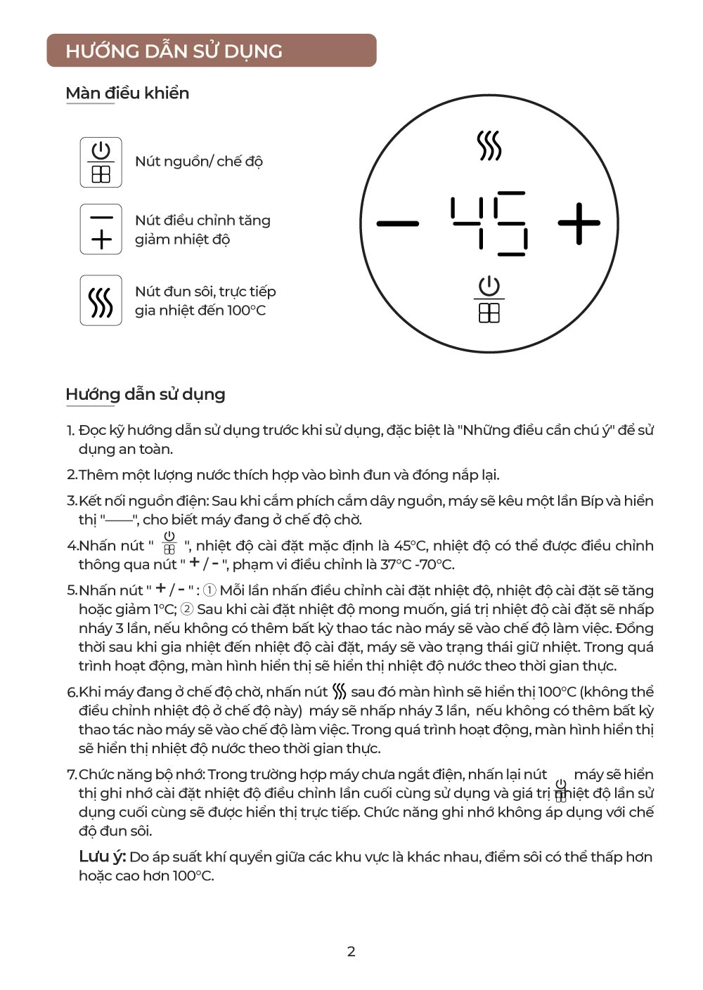 huong dan su dung binh dun nuoc mini mb099 3