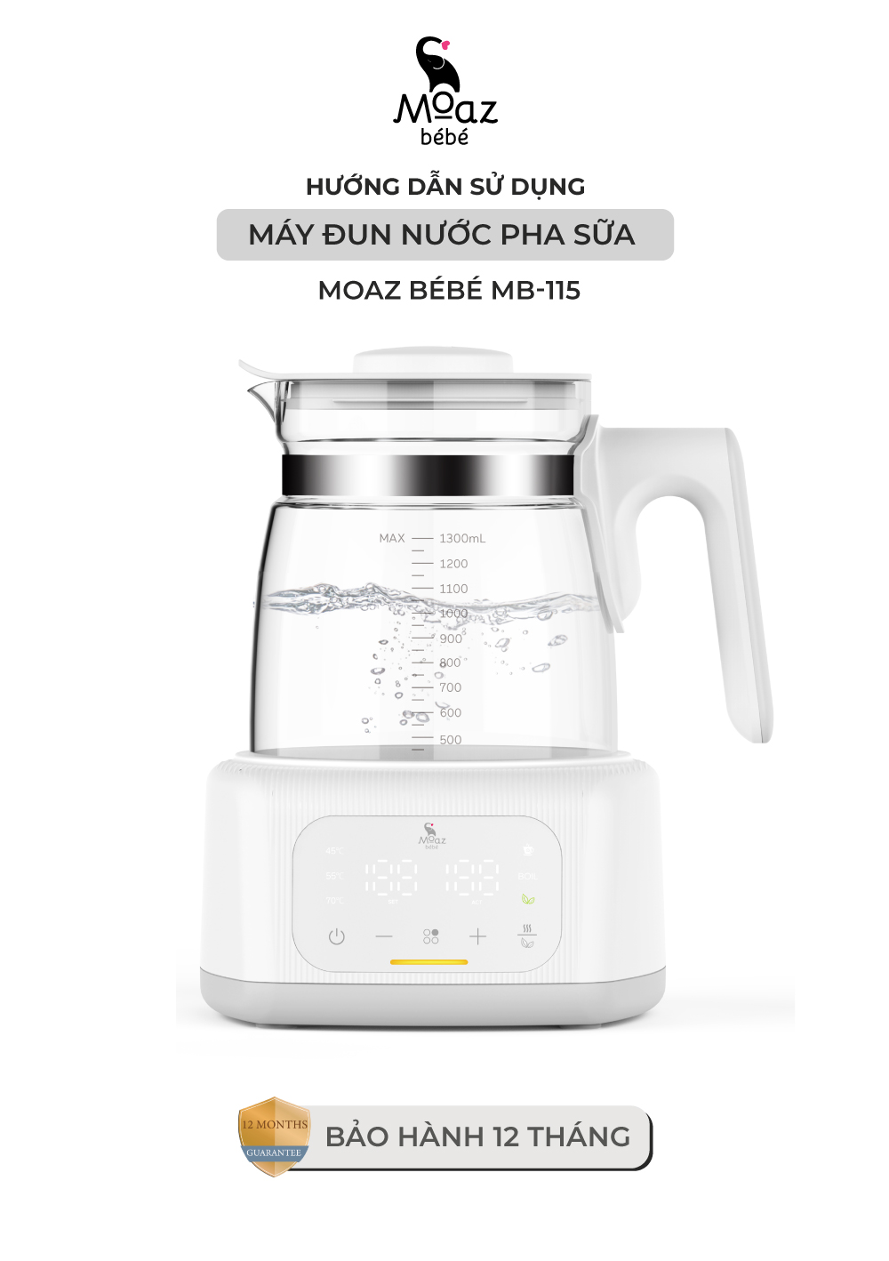 huong dan su dung binh dun nuoc pha sua mb115 1