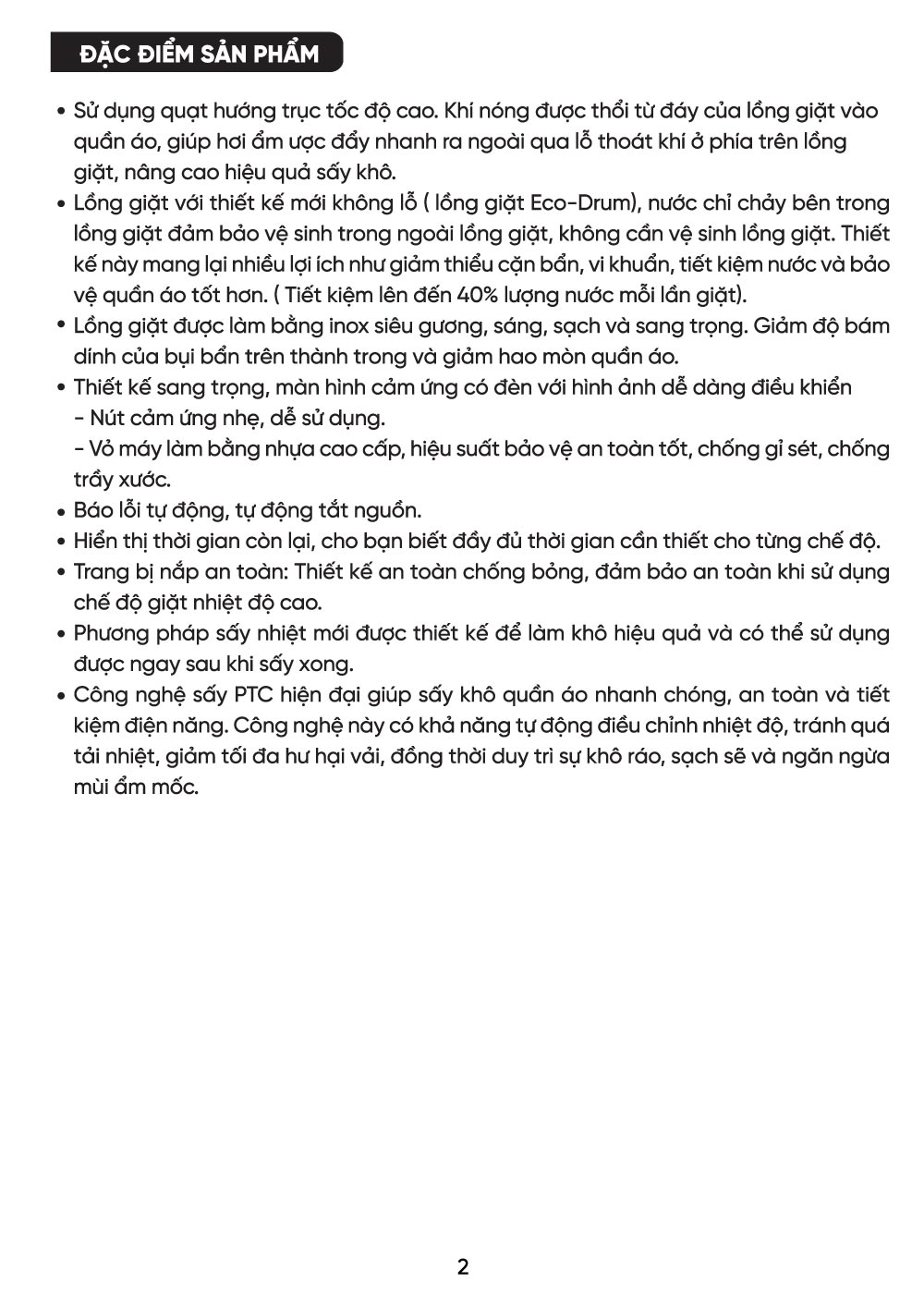 huong dan su dung may giat cho be mb119 3