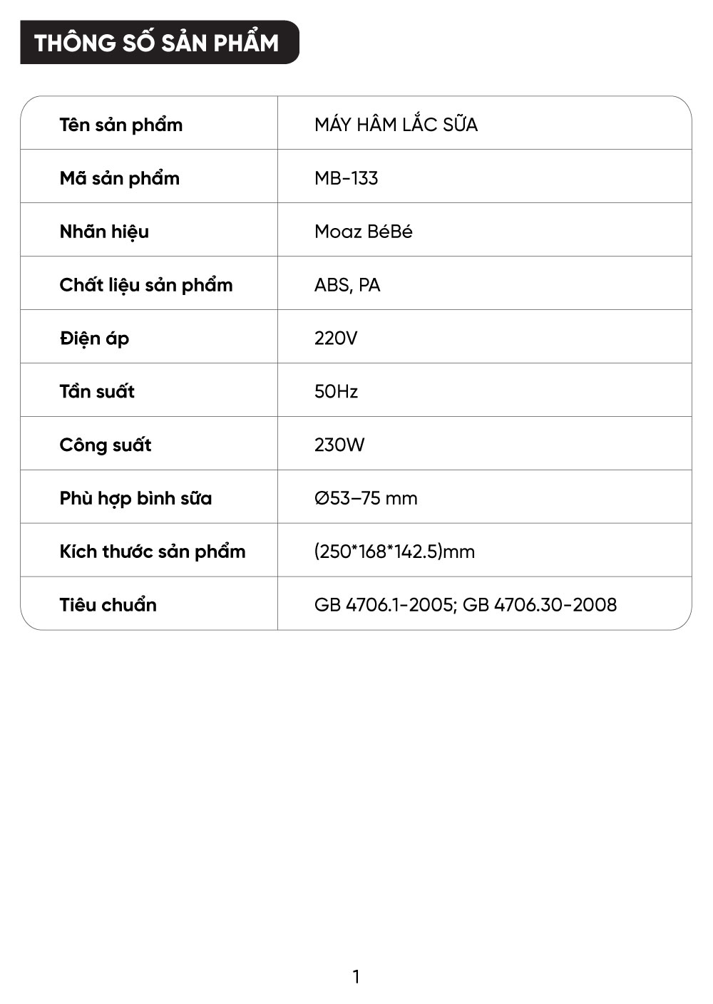 huong dan su dung may ham lac sua mb133 3