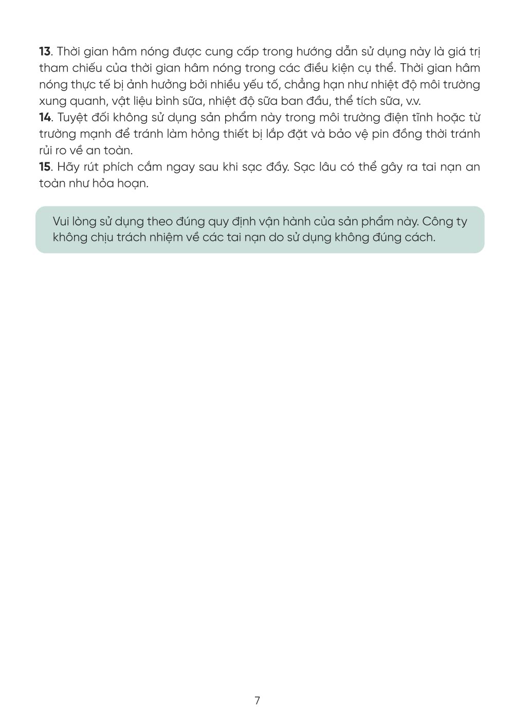 huong dan su dung may ham sua di dong mb041 8