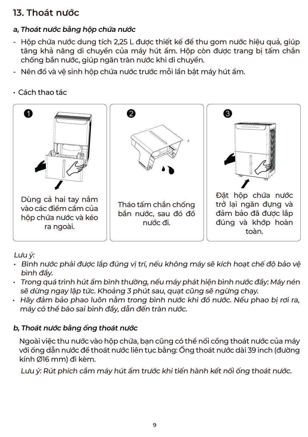 huong dan su dung may hut am mb125 11