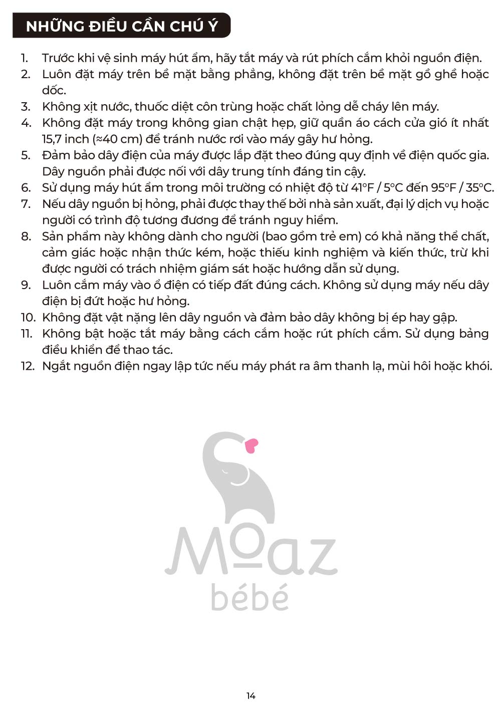 huong dan su dung may hut am mb125 16