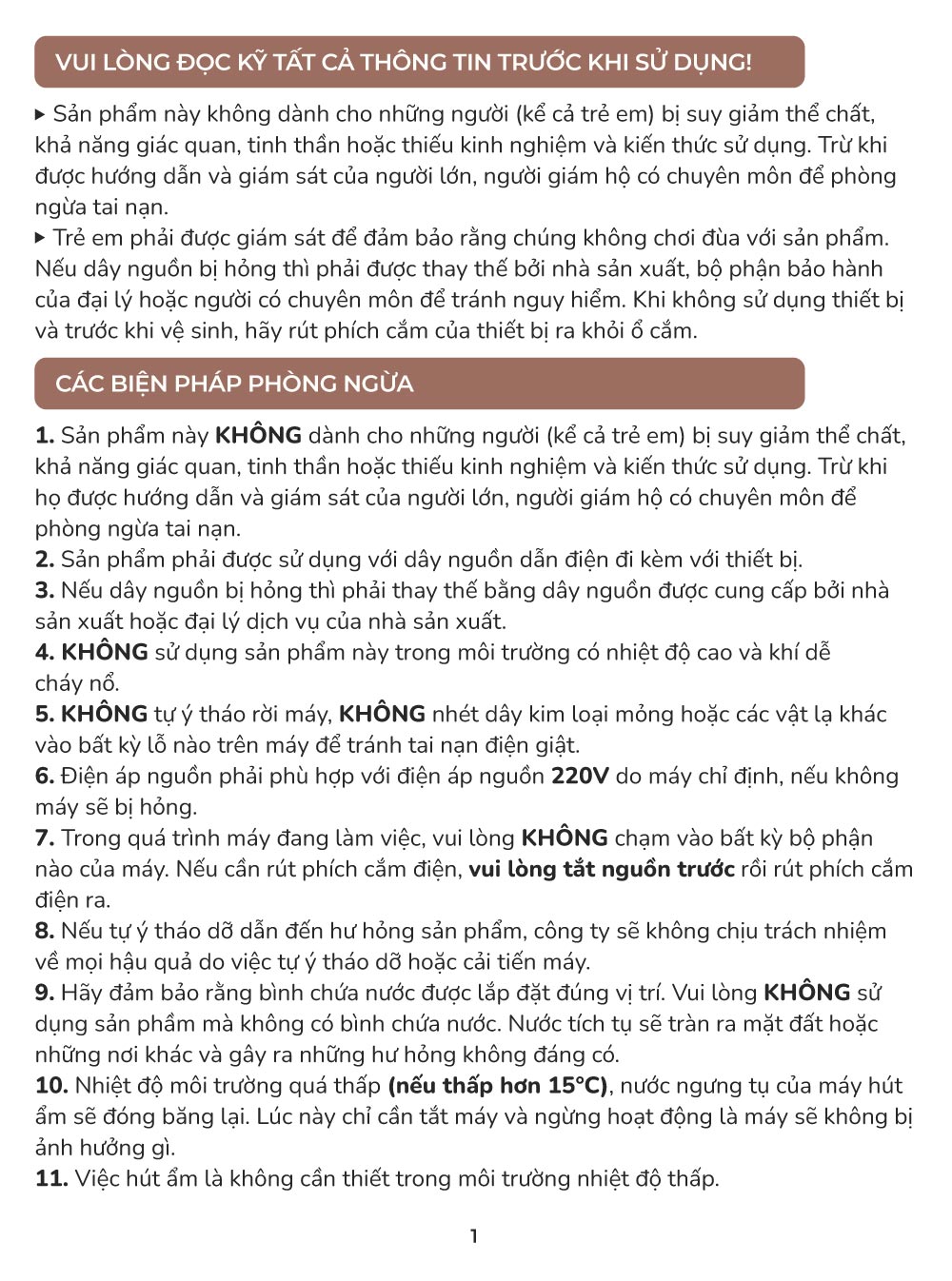 huong dan su dung may hut am va loc khong khi mb078 2